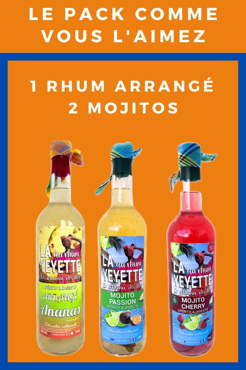 La Yeyette au Rhum Le pack comme vous l'aimez