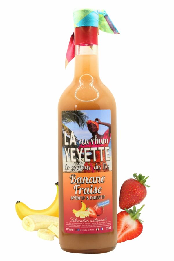 Punch Banane Fraise 12% 75cl – Image 2