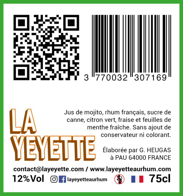 Mojito Fraise 12% 75cl – Image 4