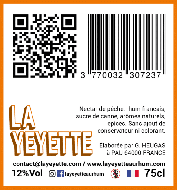 Punch Pêche 12% 75cl – Image 3