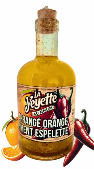 Rhum Arrangé Orange Piment d'Espelette 30% 50cl